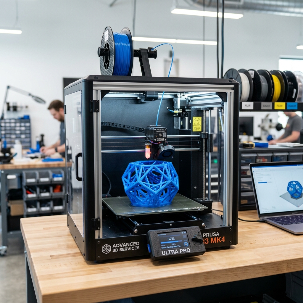 3D-Drucker in unserem Atelier in Schalkholz