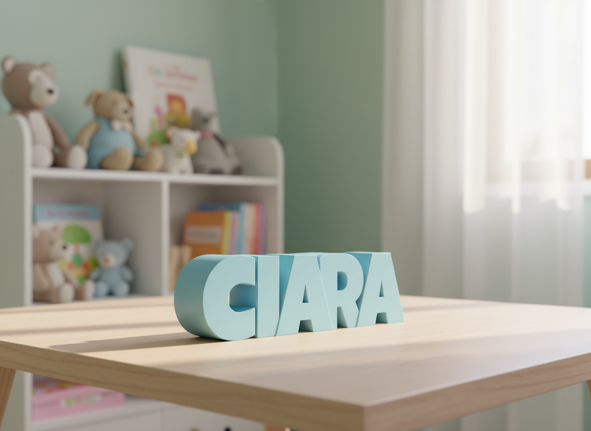 Spardose mit Namen CLARA – 3D-Druck STL-Datei